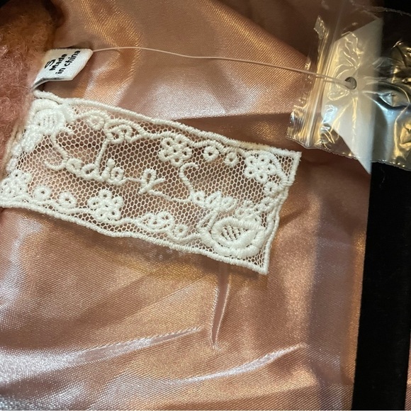 SADIE & Sage by Anthropologie Marta Diverse Dusty Pink Shearling Teddy C… - Picture 9 of 13